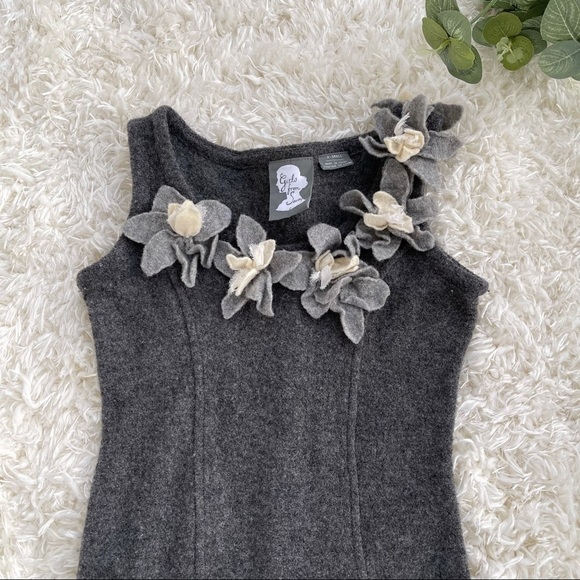 Anthropologie Girls from Savoy grey wool dress - Picture 3 of 9